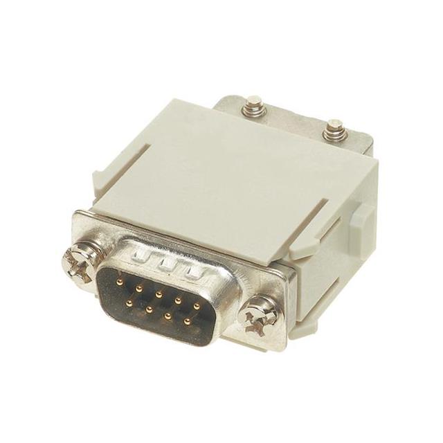 HARTING 09140093001 HDC MALE D-SUB MODULE, CRIMP