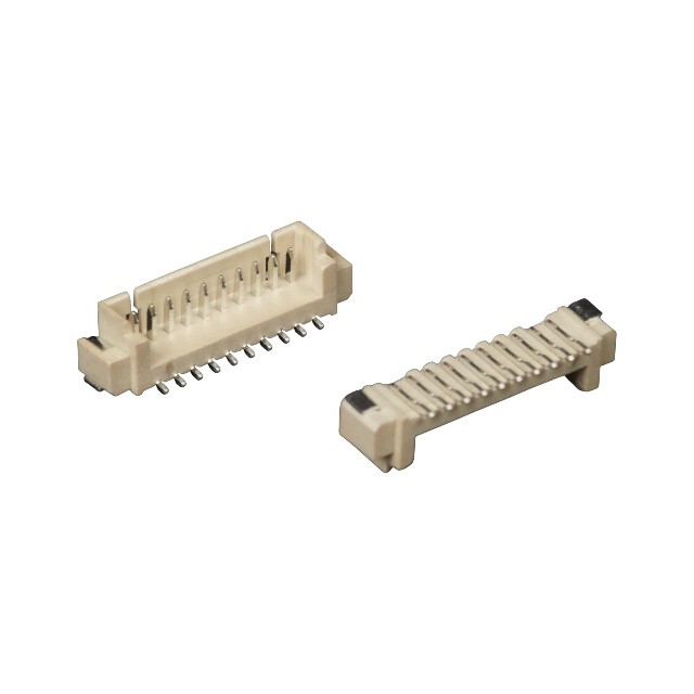 CON.T.B.1.25MM 10PIN(1X10) SMT V/T MALE - 1.25MM-10P-MALE-PCB