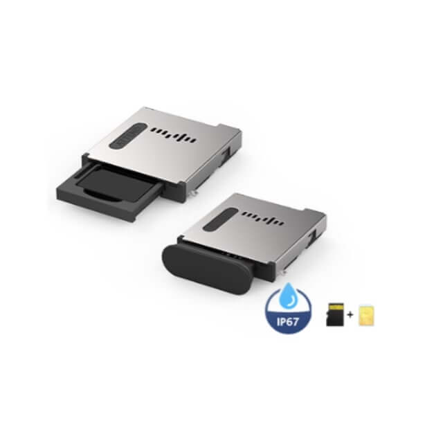 CONNECTOR MICRO SD AND MICRO/NANO SIM CARD SOCKET - 115U-B210