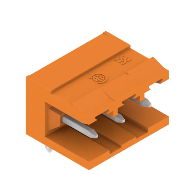 TERM.BLK.5.08MM 3P 90C MALE ORANGE WEIDMULLER - 1238160000