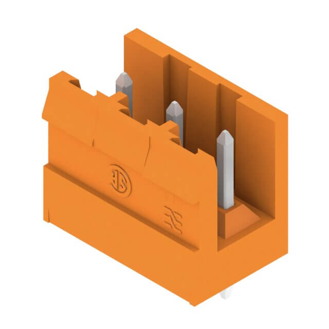 TERM.BLK.5.08MM 3P 180C MALE ORANGE WEIDMULLER - 1239660000