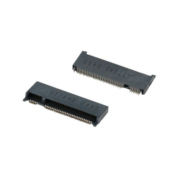 ATTEND 123A-21B00 CONN.M.2(NGFF) 0.5MM B KEY H:2.1MM BLACK