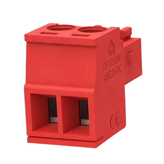 DEGSON 15EDGK-3.81-02P-16-00ZH TERM.BLK.3.81MM 2P FEMALE RED
