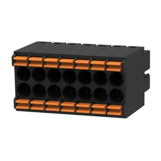 DEGSON 15EDGKNH-3.5-14P-13-43AH TERM.BLK.3.50MM 14PIN(2X7) 180C FEMALE BLACK