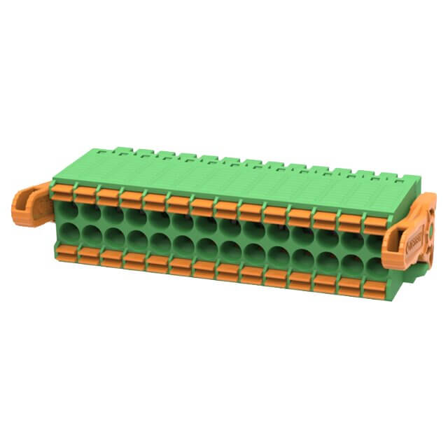 DEGSON 15EDGKNHG-3.5-28P-14-92Z TERM.BLK.3.50MM 28PIN(2x14) 180C FEMALE GREEN