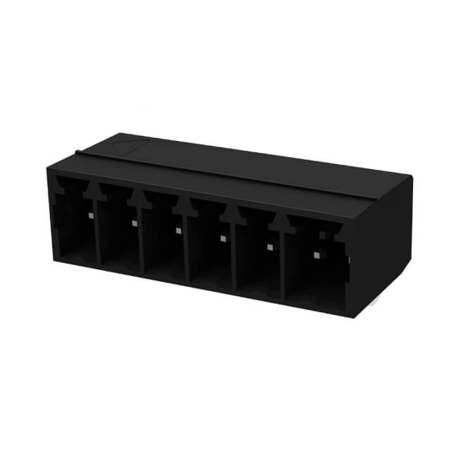 DEGSON/GAOSONG 15EDGRC-3.5-06P-13-00SH TERM.BLK.3.50MM 6P 90C MALE BLACK CLOSED GAOSONG