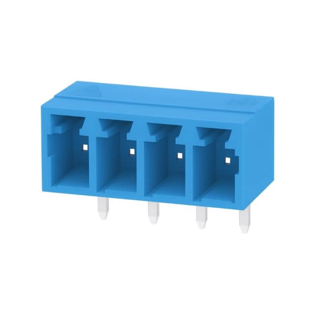 TERM.BLK.3.81MM 4P 90C MALE BLUE CLOSED - 15EDGRC-3.81-04P-12-00AH