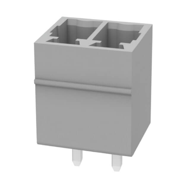 TERM.BLK.3.50MM 2P 180C MALE GRAY CLOSED - 15EDGVC-3.5-02P-11-00AH