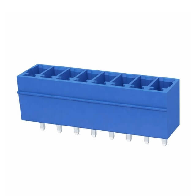 DEGSON/GAOSONG 15EDGVC-3.5-08P-12-00SH TERM.BLK.3.50MM 8P 180C MALE BLUE CLOSED GAOSONG