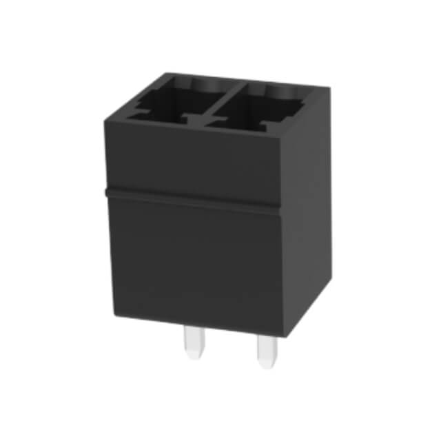 TERM.BLK.3.5MM 2P 180C MALE BLACK CLOSED BOX - 15EDGVC-THR-3.5-02P-13-1