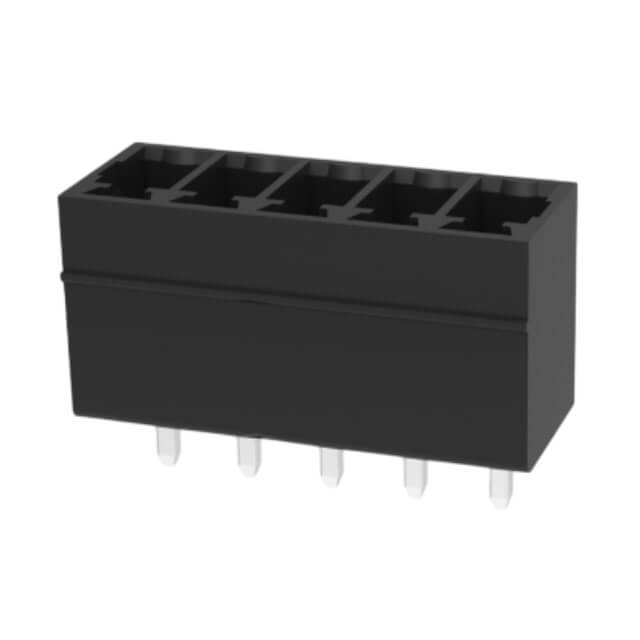 TERM.BLK.3.5MM 5P 180C MALE BLACK CLOSED BOX - 15EDGVC-THR-3.5-05P-13-1