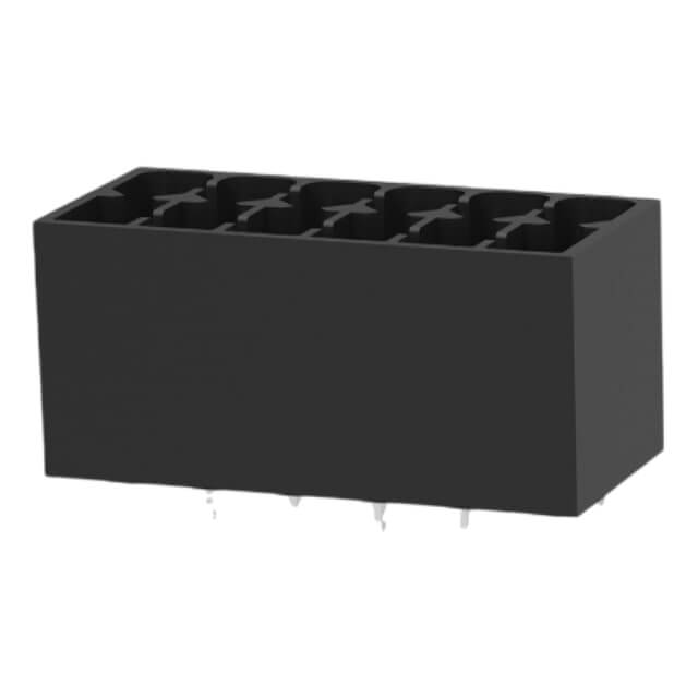 DEGSON 15EDGVHC-THR-3.5-12P-13- TERM.BLK.3.50MM 12PIN(2X6) THT V/T MALE BLACK