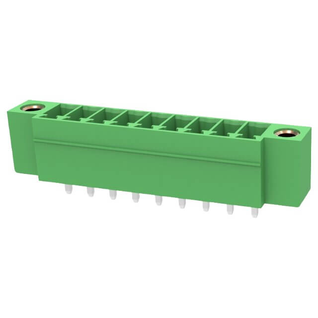 DEGSON 15EDGVM-3.5-09P-14-00AH TERM.BLK.3.50MM 9P MALE 180C GREEN SCREW MOUNT