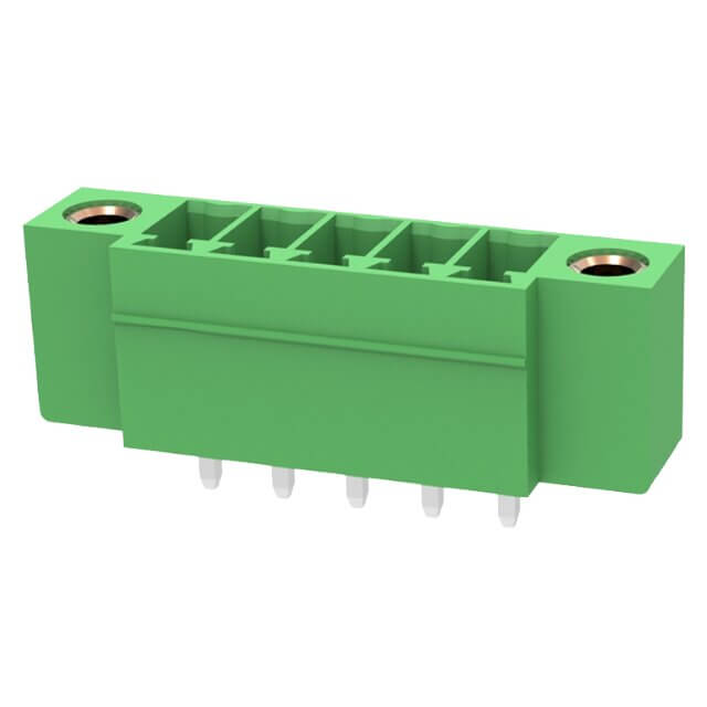 DEGSON 15EDGVM-3.81-05P-14-00AH TERM.BLK.3.81MM 5P MALE 180C GREEN SCREW MOUNT