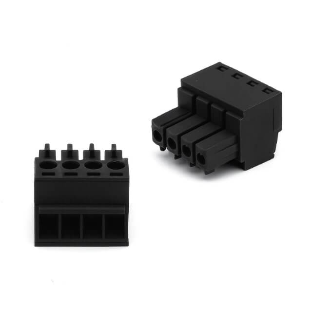 TERM.BLK.3.81MM 4P FEMALE BLACK - 15EGTK-3.81-04P-13-00AH