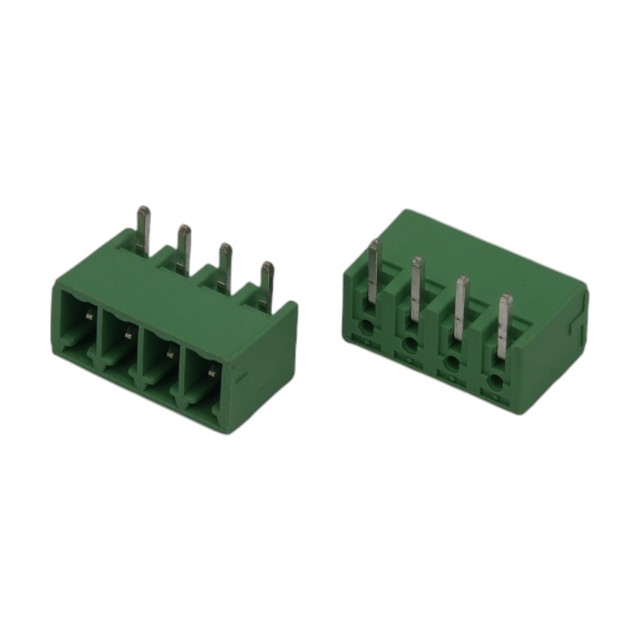 TERM.BLK.3.81MM 4P 90C MALE GREEN CLOSED PHOENIX - 1803293