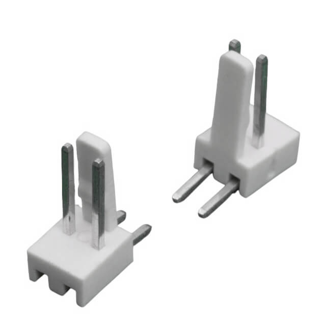 CON.T.B.2.54MM 2P LOW THT R/A MALE IVORY - 2.54-02-R1-IVORY