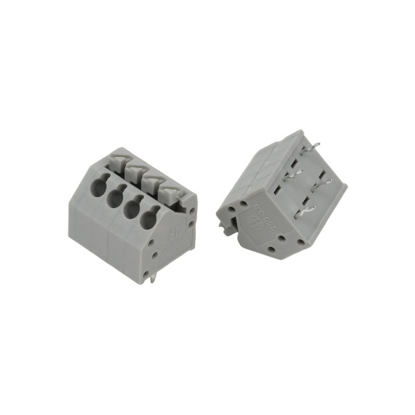WAZ ELECTRONICS 250B-3.5-04P TERM.BLK.3.5MM 4P PCB TYPE GRAY