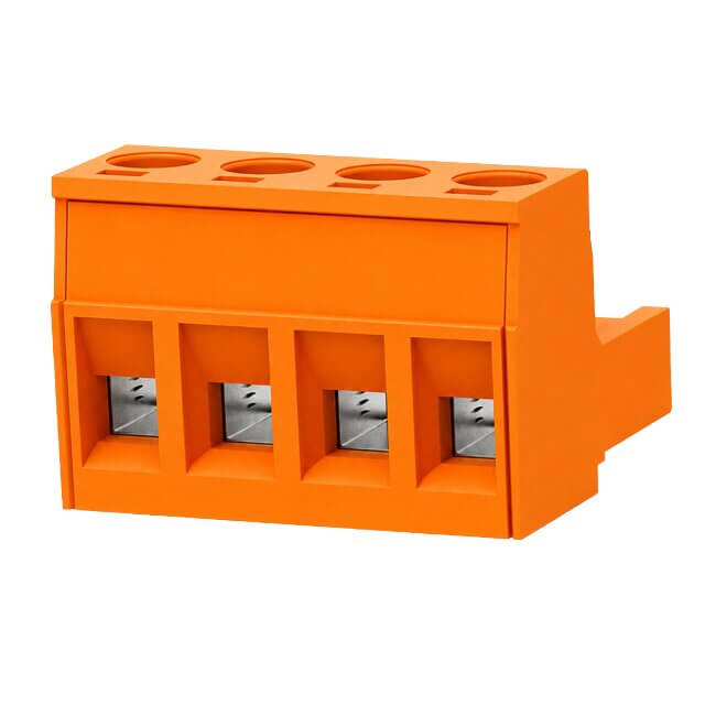 DEGSON 2EDGK-5.0-04P-15-1000Z(H TERM.BLK.5.00MM 4P FEMALE ORANGE