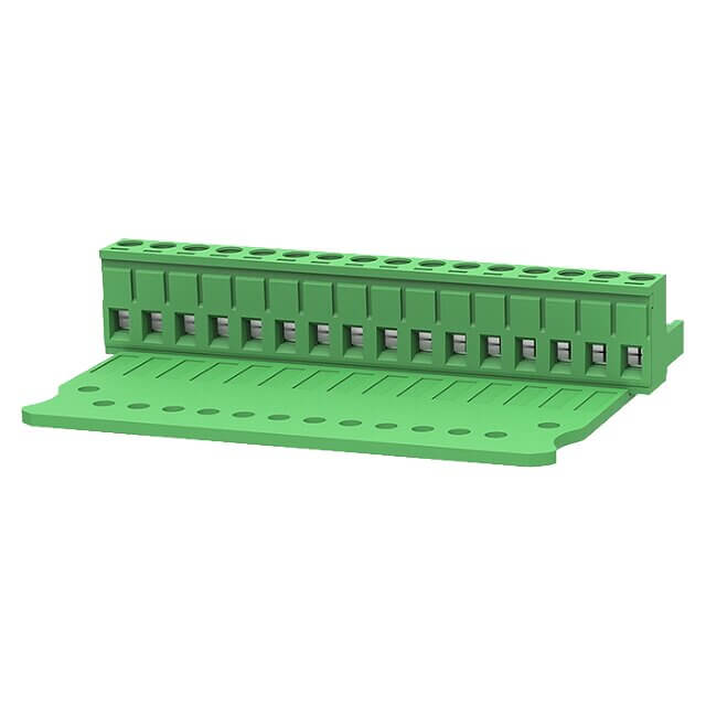DEGSON/GAOSONG 2EDGKE-5.08-16P-14-00SH TERM.BLK.5.08MM 16P FEMALE GREEN GAOSONG