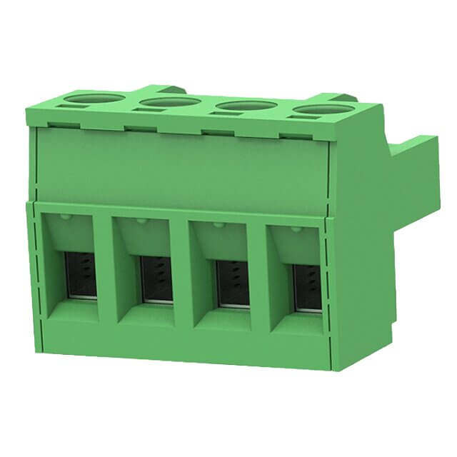 DEGSON/GAOSONG 2EDGKF-5.0-04P-14-00SH TERM.BLK.5.00MM 4P FEMALE GREEN GAOSONG