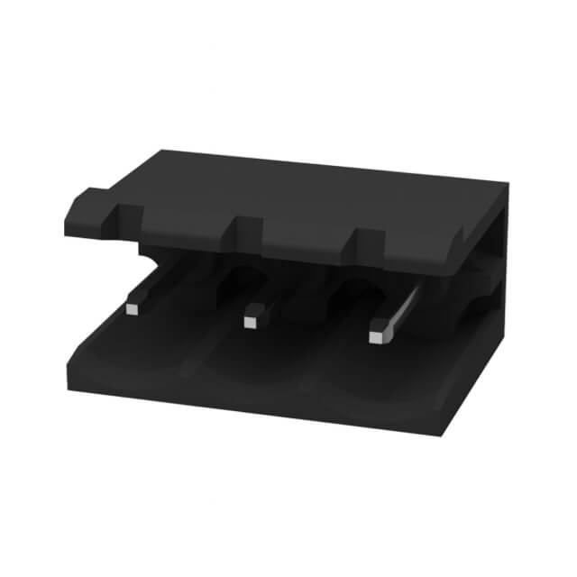 TERM.BLK.5.08MM 3P 90C MALE BLACK - 2EDGR-5.08-03P-13-100AH