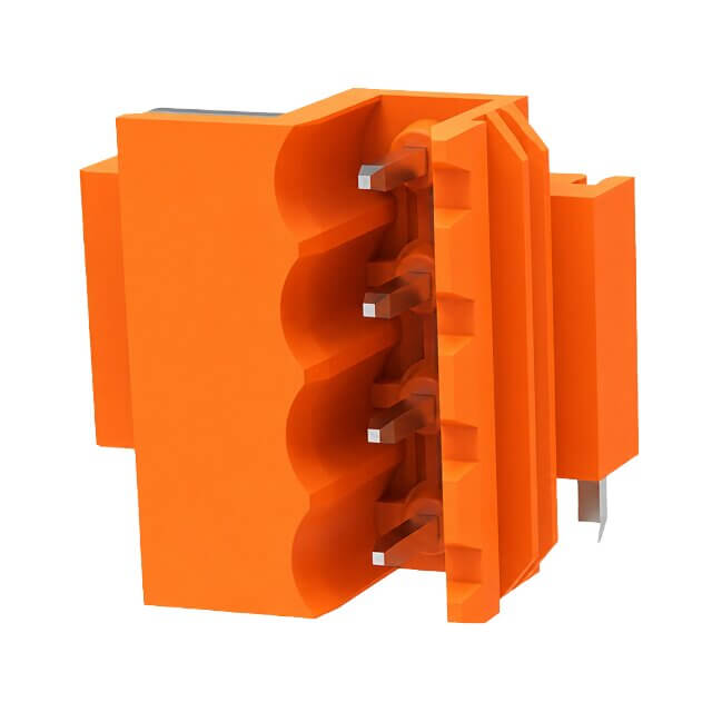 DEGSON 2EDGRF-5.0-04P-15-00Z(H) TERM.BLK.5.00MM 4P 90C RIGHT MALE ORANGE