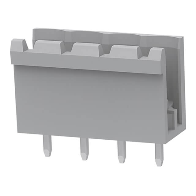 TERM.BLK.5.08MM 4P 180C MALE GRAY - 2EDGV-5.08-04P-11-01SH