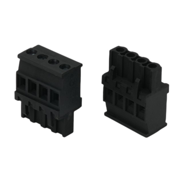2EGTKA-5.08-04P-13-100AH - TERM.BLK.5.08MM 4P 180C FEMALE BLACK
