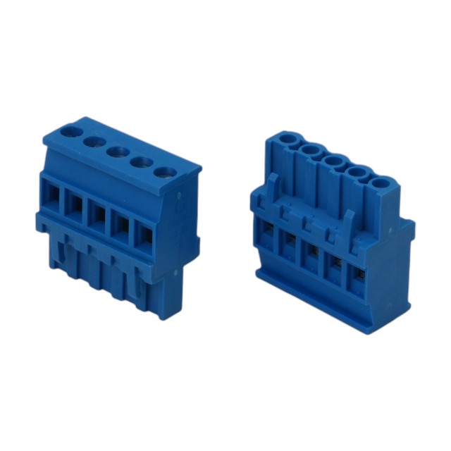 TERM.BLK.5.08MM 5P 180C FEMALE BLUE - 2EGTKA-5.08-05P-12-100AH