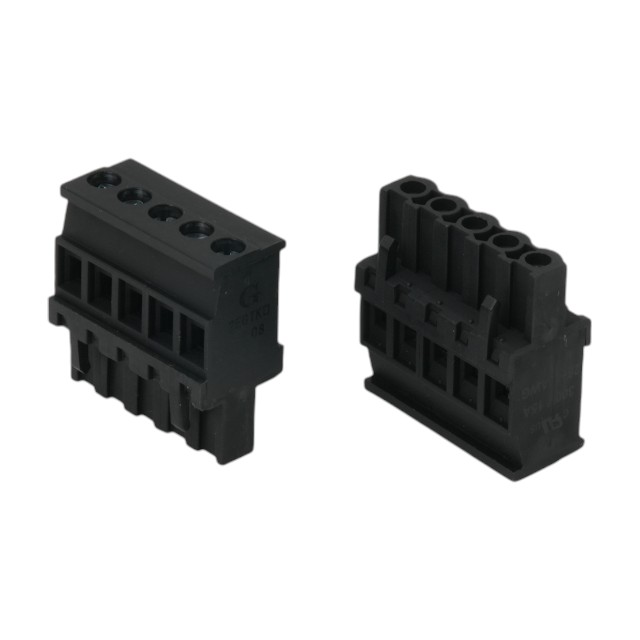 2EGTKA-5.08-05P-13-100AH - TERM.BLK.5.08MM 5P 180C FEMALE BLACK