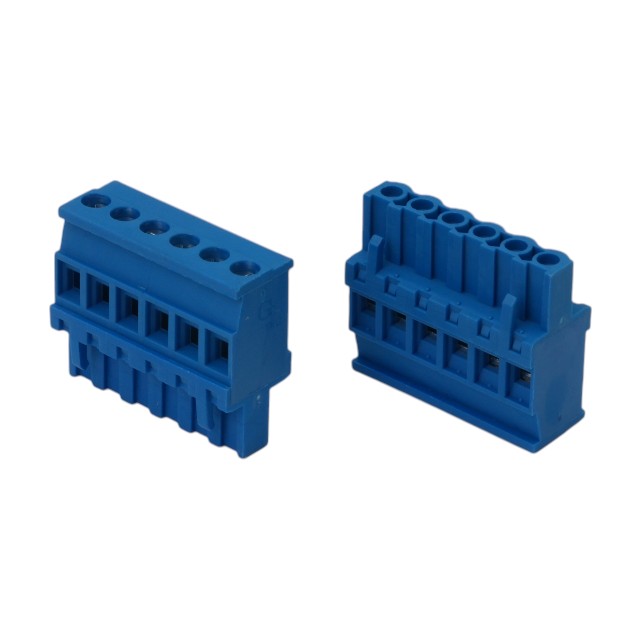 TERM.BLK.5.08MM 6P 180C FEMALE BLUE - 2EGTKA-5.08-06P-12-100AH