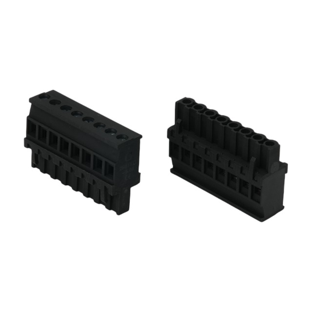 2EGTKA-5.08-08P-13-100AH - TERM.BLK.5.08MM 8P 180C FEMALE BLACK