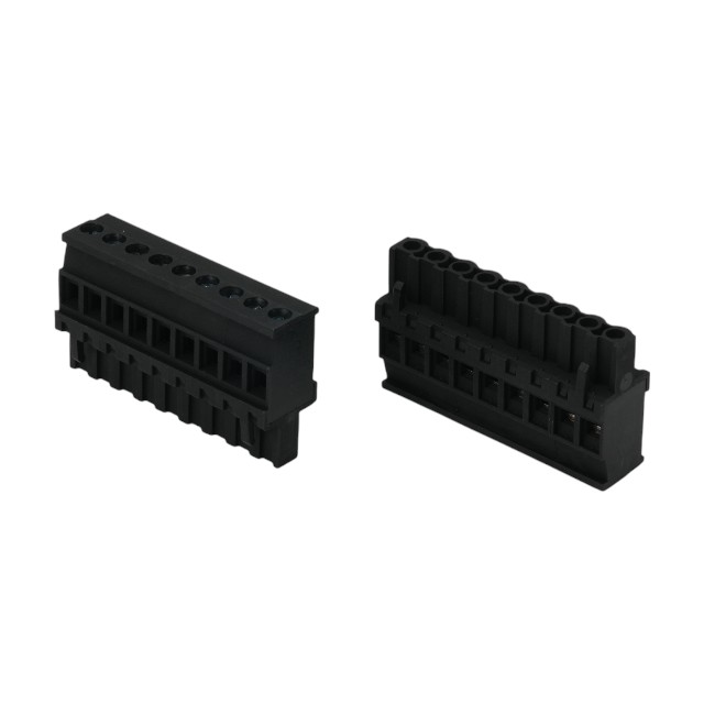 2EGTKA-5.08-09P-13-100AH - TERM.BLK.5.08MM 9P 180C FEMALE BLACK
