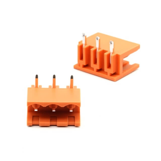 GOLTEN 2EGTR-5.08-03P-15-00AH TERM.BLK.5.08MM 3P 90C MALE ORANGE GOLTEN