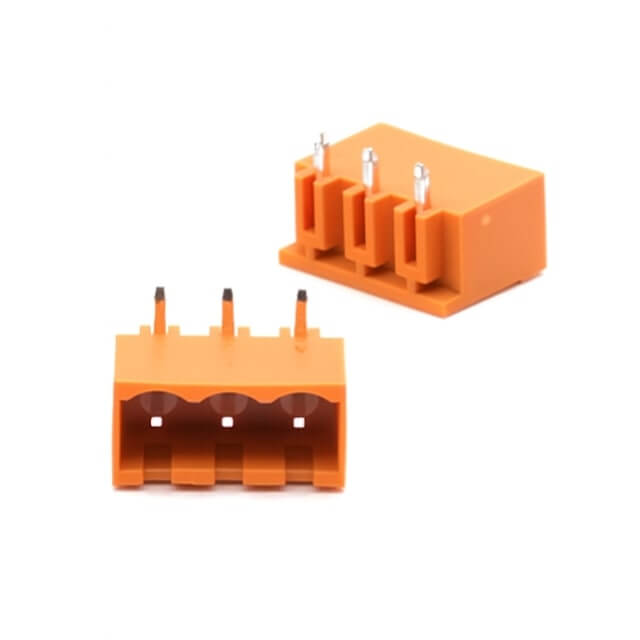 GOLTEN 2EGTRC-5.08-03P-15-00AH TERM.BLK.5.08MM 3P 90C MALE ORANGE CLOSED