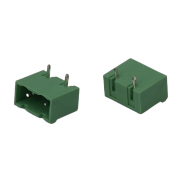 TERM.BLK.7.50MM 2P 90C MALE GREEN CLOSED - 2EGTRC-7.5-02P-14-100AH