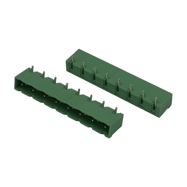 TERM.BLK.7.50MM 8P 90C MALE GREEN CLOSED - 2EGTRC-7.5-08P-14-100AH