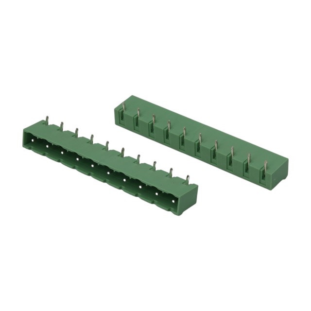 TERM.BLK.7.50MM 10P 90C MALE GREEN CLOSED - 2EGTRC-7.5-10P-14-100AH