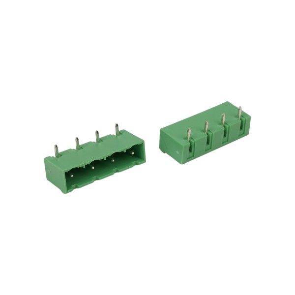 GOLTEN 2EGTRC-7.62-04P-14-105AH TERM.BLK.7.62MM 4P 90C MALE GREEN CLOSED