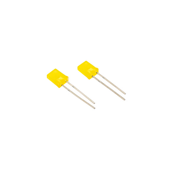 LED 2x5MM YELLOW 3mcd 140° YELLOW/DIFFUSED - 2Y52HD-28