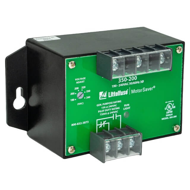 LITTELFUSE 350200 IND.CONT.3-PHASE VOLTAGE MONITOR/ 190-240VAC