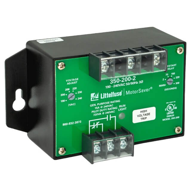 LITTELFUSE 3502002 IND.CONT.3-PHASE VOLTAGE MONITOR/ 190-240VAC