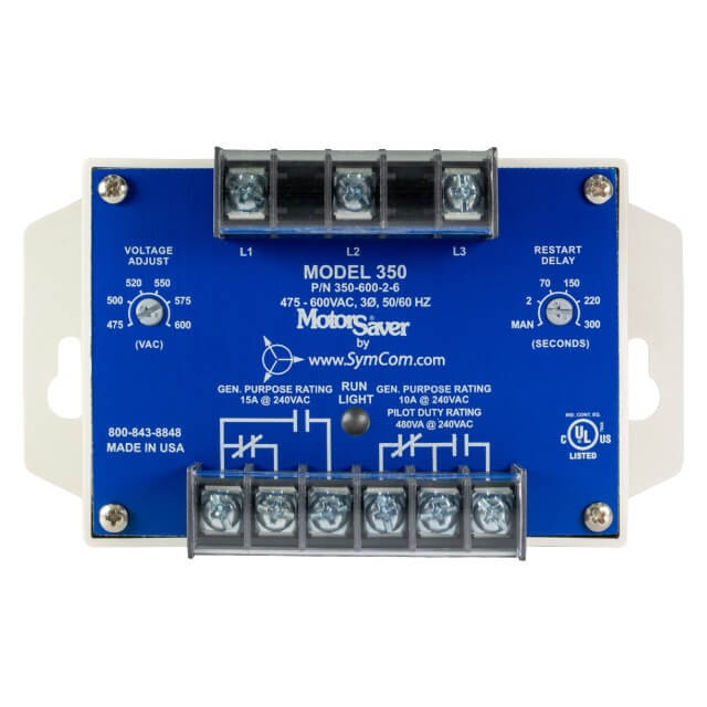 LITTELFUSE 35060026 IND.CONT.3-PHASE VOLT MON/ 475-600V/ AD