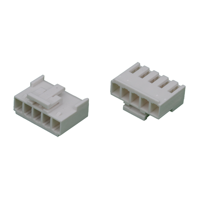 CON.T.B.3.96MM 5P 180C FEMALE LOCKED WHITE - 3960S05 01