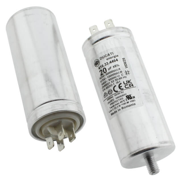 CAP.POL.20uF 425VAC 40x98MM METAL STUD DUCATI