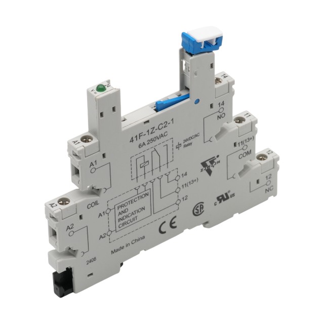 24VDC/24VAC SLIM ROLE SOKETİ VİDALI - 41F-1Z-C2-1
