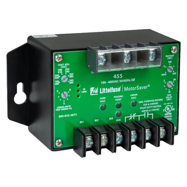 LITTELFUSE 455 IND.CONT.3-PHASE LINE-LOAD VOLT MON/ 19