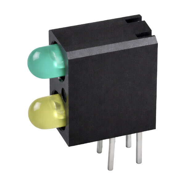 DIALIGHT 5530123F LED INDICATOR 3MM GRN/YLW 2.1 V