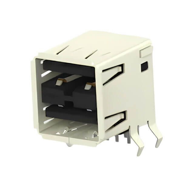 TE CONNECTIVITY 5787617-1 CONN RCPT USB2.0 TYPEA STACK R/A